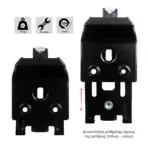 MENABO ΑΚΡΑ (ΠΟΔΙΑ) FIX606FP ΓΙΑ ΕΠΑΓΓΕΛΜΑΤΙΚΗ ΜΠΑΡΑ PROFESSIONAL MENABO - 2 ΤΕΜ. (ΓΙΑ 1 ΜΠΑΡΑ) (10920/MB) - Image 3