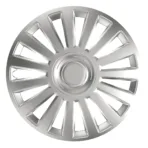 Amio - ΤΑΣΙΑ 14" HUBCAP LUXURY ΑΣΗΜΙ ΜΕ ΔΙΑΜΕΤΡΟ ΓΙΑ ΣΗΜΑ 6,5cm ΣΕΤ ΣΕ ΚΟΥΤΙ- 4 ΤΕΜ. (1150/AM)