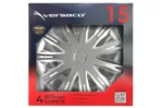 Amio - ΤΑΣΙΑ 15" HUBCAP SPARK ΑΣΗΜΙ - - ΣΕΤ 4ΤΕΜ ΣΕ KOYTI (1204/AM) - Image 2