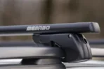 ΜΠΑΡΕΣ ΟΡΟΦΗΣ ΑΛΟΥΜΙΝΙΟΥ SHERMAN BLACK 120 cm ΣΕ ΜΑΥΡΟ ΧΡΩΜΑ ΓΙΑ ΟΡΟΦΗ ΜΕ RAISED RAILS MENABO - 2 ΤΕΜ.