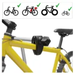 Menabo - Βάση Ποδηλάτου Shadow για 3 Ποδήλατα ή Fat Bikes με Quick Lock System για VW Caddy 2.0 (2021>) Van / SUV με Ασφαλή Μεταφορά Φορτίου - 1 Σετ (12950/MB) - Image 2
