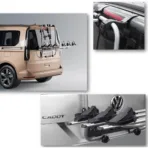 Menabo - Βάση Ποδηλάτου Shadow για 3 Ποδήλατα ή Fat Bikes με Quick Lock System για VW Caddy 2.0 (2021>) Van / SUV με Ασφαλή Μεταφορά Φορτίου - 1 Σετ (12950/MB) - Image 6