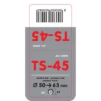 ΑΚΡΟ ΕΞΑΤΜΙΣΗΣ TS-45 50-63mm - ΛΟΞΟ 90 ΜΟΙΡΕΣ - Image 3