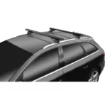 ΜΠΑΡΕΣ ΑΛΟΥΜΙΝΙΟΥ SONIC BLACK XL 130cm ΣΕ ΜΑΥΡΟ ΧΡΩΜΑ ΓΙΑ ΟΡΟΦΗ ΜΕ FLUSH ΚΑΙ RAISED RAILS MENABO - 2 ΤΕΜ. - Image 2