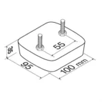 Φανάρι Τρέιλερ Πίσω με 14LED 12V 1τεμ. - Image 3