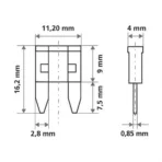 Ασφάλειες Mίνι 15A 12/24V SMART-LED 6τεμ. - Image 2
