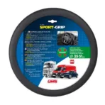 Lampa Κάλυμμα Τιμονιού Αυτοκινήτου Sport-Grip 34-51εκ. Σιλικόνης Σούπερ ελαστικό κατάλληλο για όλα τα μεγέθη Μαύρο 1-τεμ. (L3298.6) - Image 4