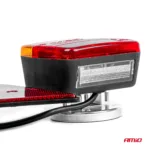 Amio – Φανάρια Τρέιλερ Μαγνητικά 12V με 7-PIN ISO & Ανακλαστικά Τρίγωνα για Ασφαλή Σήμανση & Ορατότητα – 2 Τεμ. (02095/AM) - Image 4
