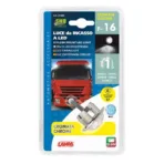 ΦΩΣ ΟΓΚΟΥ 12/24V LED ΛΕΥΚΟ ΣΤΡΟΓΓΥΛΟ 19,5mm 1ΤΕΜ. - Image 3