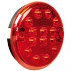 ΦΩΣ ΦΟΡΤΗΓΟΥ ΠΙΣΩ 12/24V 14LED ΚΟΚΚΙΝΟ ΣΤΡΟΓΓΥΛΟ 140mm 1ΤΕΜ. - Image 2