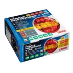 ΦΩΣ ΦΟΡΤΗΓΟΥ ΠΙΣΩ 12/24V 14LED ΚΟΚΚΙΝΟ/ΠΟΡΤΟΚΑΛΙ 3 ΧΡΗΣΕΩΝ ΣΤΡΟΓΓΥΛΟ 140mm 1ΤΕΜ. - Image 6
