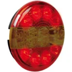 ΦΩΣ ΦΟΡΤΗΓΟΥ ΠΙΣΩ 12/24V 14LED ΚΟΚΚΙΝΟ/ΠΟΡΤΟΚΑΛΙ 3 ΧΡΗΣΕΩΝ ΣΤΡΟΓΓΥΛΟ 140mm 1ΤΕΜ. - Image 2