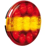 ΦΩΣ ΦΟΡΤΗΓΟΥ ΠΙΣΩ 12/24V 14LED ΚΟΚΚΙΝΟ/ΠΟΡΤΟΚΑΛΙ 3 ΧΡΗΣΕΩΝ ΣΤΡΟΓΓΥΛΟ 140mm 1ΤΕΜ. - Image 4