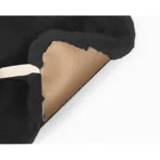 ΜΑΞΙΛΑΡΑΚΙ ΚΑΘΙΣΜΑΤΟΣ COMFORT MAX ΜΑΥΡΟ ΓΟΥΝΙΝΟ ΧΝΟΥΔΩΤΟ SHEEPSKIN (45 x 45 cm) - Image 2