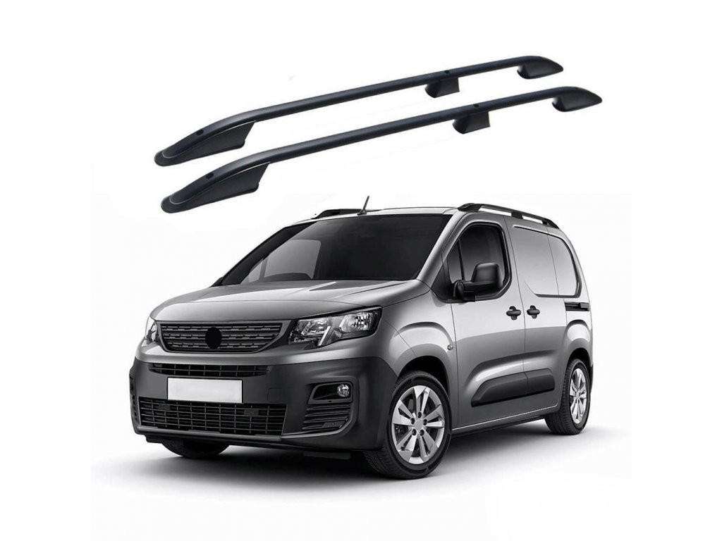 ΜΠΑΡΕΣ ΟΡΟΦΗΣ ΓΙΑ OPEL COMBO / PEUGEOT PARTNER / RIFTER 2019+ ΠΑΡΑΛΛΗΛΕΣ ΑΛΟΥΜΙΝΙΟΥ L1 ΜΑΥΡΕΣ ΟMTEC - 2 TEM. ΜΠΑΡΕΣ ΟΡΟΦΗΣ ΓΙΑ OPEL COMBO / PEUGEOT PARTNER / RIFTER 2019+ ΠΑΡΑΛΛΗΛΕΣ ΑΛΟΥΜΙΝΙΟΥ L1 ΜΑΥΡΕΣ ΟMTEC - 2 TEM. - Image 1