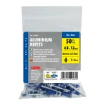 ΠΡΙΤΣΙΝΙΑ ΑΛΟΥΜΙΝΙΟΥ 4,8x12mm (ΒΑΘΟΣ ΤΡΥΠΑΣ 2-6mm/ ΕΣΩΤΕΡΙΚΗ ΔΙΑΜΕΤΡΟ 5,3mm) ΜΠΛΕ 50ΤΕΜ - Image 4