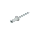 ΠΡΙΤΣΙΝΙΑ ΑΛΟΥΜΙΝΙΟΥ 4,8x12mm (ΒΑΘΟΣ ΤΡΥΠΑΣ 2-6mm/ ΕΣΩΤΕΡΙΚΗ ΔΙΑΜΕΤΡΟ 5,3mm) ΛΕΥΚΑ 50ΤΕΜ - Image 2