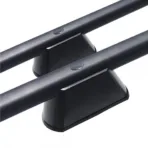 ΜΠΑΡΕΣ ΟΡΟΦΗΣ ΓΙΑ MERCEDES CITAN ELEGANCE W415 2013+ ΚΟΝΤΟ / RENAULT KANGOO 2008-2021 ΠΑΡΑΛΛΗΛΕΣ ΑΛΟΥΜΙΝΙΟΥ ΜΑΥΡΕΣ - Image 2