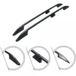 ΜΠΑΡΕΣ ΟΡΟΦΗΣ ΓΙΑ MERCEDES CITAN ELEGANCE W415 2013+ ΚΟΝΤΟ / RENAULT KANGOO 2008-2021 ΠΑΡΑΛΛΗΛΕΣ ΑΛΟΥΜΙΝΙΟΥ ΜΑΥΡΕΣ - Image 4