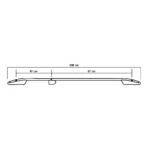 ΜΠΑΡΕΣ ΟΡΟΦΗΣ ΓΙΑ MERCEDES CITAN ELEGANCE W415 2013+ ΜΑΚΡΥ / RENAULT KANGOO 2008-2021 ΠΑΡΑΛΛΗΛΕΣ ΑΛΟΥΜΙΝΙΟΥ L2 ΜΑΥΡΕΣ - Image 6