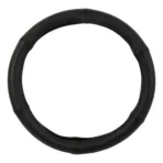 CarCommerce - ΡΑΦΤΟ ΚΑΛΥΜΜΑ ΤΙΜΟΝΙΟΥ STANDARD 39-41 cm (ΜΑΥΡΟ/ΜΑΥΡΕΣ ΡΑΦΕΣ/ΔΕΡΜΑΤΙΝΗ) - 1 τεμ. (61381-CC)
