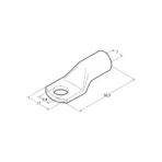 ΑΚΡΟΔΕΚΤΕΣ ΚΑΛΩΔΙΩΝ ΜΠΑΤΑΡΙΑΣ 25 mm²  ΜΕ ΤΡΥΠΑ 8mm 5ΤΕΜ - Image 2