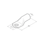 ΑΚΡΟΔΕΚΤΕΣ ΚΑΛΩΔΙΩΝ ΜΠΑΤΑΡΙΑΣ 35 mm²  ΜΕ ΤΡΥΠΑ 8mm 5ΤΕΜ - Image 2