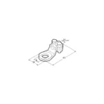 ΑΚΡΟΔΕΚΤΕΣ ΚΑΛΩΔΙΩΝ ΜΠΑΤΑΡΙΑΣ 25mm²  ΜΕ ΤΡΥΠΑ 8mm ΜΕ ΠΛΑΚΑ ΣΥΣΦΙΞΗΣ 2ΤΕΜ - Image 2