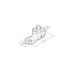 ΑΚΡΟΔΕΚΤΕΣ ΚΑΛΩΔΙΩΝ ΜΠΑΤΑΡΙΑΣ 70mm²  ΜΕ ΤΡΥΠΑ 12mm ΜΕ ΔΙΠΛΗ ΠΛΑΚΑ ΣΥΣΦΙΞΗΣ 2ΤΕΜ - Image 2