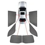 CarShades - ΚΟΥΡΤΙΝΑΚΙΑ  CAR SHADES ΓΙΑ AUDI A1 Typ 8X 5D 2010+ - 6 ΤΕΜ. (PVC.AU-A1-5-A)