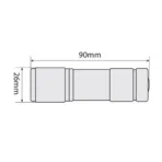 Φακός TOURING 9LED 1200MCD 90x26mm - Image 5