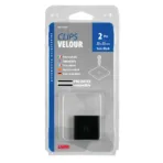 ΚΛΙΠ STRATCH ΣΥΓΚΡΑΤΗΣΗΣ ΑΝΤΙΚΕΙΜΕΝΩΝ ΒΙΔΩΤΑ 35x35mm VELOUR CLIPS  LAMPA - 2 ΤΕΜ - Image 3