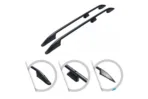 ΜΠΑΡΕΣ ΟΡΟΦΗΣ ΓΙΑ VW T5 TRANSPORTER 2003-2015 (L2) ΠΑΡΑΛΛΗΛΕΣ ΑΛΟΥΜΙΝΙΟΥ 2ΤΕΜ ΜΑΥΡΕΣ - Image 3