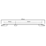 ΜΠΑΡΕΣ ΟΡΟΦΗΣ ΓΙΑ VW T5 TRANSPORTER 2003-2015 /T6 2015+ ΠΑΡΑΛΛΗΛΕΣ ΑΛΟΥΜΙΝΙΟΥ L2 ΑΣΗΜΙ - Image 5