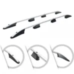 ΜΠΑΡΕΣ ΟΡΟΦΗΣ ΓΙΑ FORD TRANSIT CONNECT / TOURNEO CONNECT / VW CADDY 2021+ ΠΑΡΑΛΛΗΛΕΣ L1 ΑΛΟΥΜΙΝΙΟΥ ΑΣΗΜΙ ΟMTEC - 2 TEMΑΧΙΑ