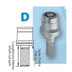 ΜΠΟΥΛΟΝΙΑ ΑΣΦΑΛΕΙΑΣ 12x1,25 34,5mm (19) ΙΣΙΑ D020