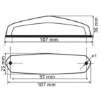 ΦΑΝΑΡΙ ΠΙΣΩ ΜΗΧΑΝΗΣ HIROX 12V 13LED 3 ΧΡΗΣΕΩΝ (ΦΩΣ ΘΕΣΕΩΣ/STOP/ΦΩΣ ΠΙΝΑΚΙΔΑΣ) ΚΟΚΚΙΝΟ  -1ΤΕΜ. - Image 2