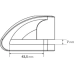 ΑΝΤΙΚΛΕΠΤΙΚΟ ΔΙΣΚΟΦΡΕΝΟΥ STONE ΚΟΚΚΙΝΟ 5,5mm (2 ΚΛΕΙΔΙΑ) - Image 2