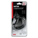 Lampa - Κλειδαριά Ασφαλείας Raptor με Συρματόσχοινο 150cm για Κράνη / Ποδήλατα / Laptop με Επαναρυθμιζόμενο 3ψήφιο Συνδυασμό και Ατσάλινο Πυρήνα - 1 Τεμ. (9059.5-LB-LM) - Image 3
