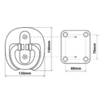 ΒΑΣΗ ΔΑΠΕΔΟΥ ΓΙΑ ΚΛΕΔΑΡΙΕΣ ΜΟΤΟ SHIELD 4 UNIVERSAL - Image 7