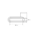 ΑΝΤΙΚΛΕΠΤΙΚΟ ΔΙΣΚΟΦΡΕΝΟΥ PINCH XL ΜΑΥΡΟ 10mm (2 ΚΛΕΙΔΙΑ) LAMPA - 1 ΤΕΜ - Image 3