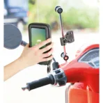 ΒΑΣΗ ΣΤΗΡΙΞΗΣ ΚΙΝΗΤΟΥ SMART SCOOTER CASE 165x90mm ( ΜΕ ΣΤΗΡΙΞΗ ΣΤΟ ΚΑΘΡΕΠΤΗ Η ΣΕ ΜΠΑΡΑ 9-14mm) - Image 9