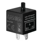 LED FLASHER (ΦΛΑΣΙΕΡΑ) TRIMMER ΗΛΕΚΤΡΟΝΙΚΟ ΓΙΑ LED ΦΛΑΣ 12V max 10A 3PIN LAMPA - 1 ΤΕΜ.