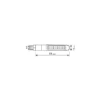 ΦΛΑΣ MOTO ΠΙΣΩ 12V SMD LED ΜΑΥΡΟ 3 ΧΡΗΣΕΩΝ (ΘΕΣΕΩΣ /ΦΛΑΣ/ΣΤΟΠ) 91x15mm  LAMPA  - 2 TEM. - Image 3