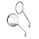 Lampa – Καθρέπτες Moto Opal Chrome Στρογγυλοί M10x1,25 DX Χρώμα Χρώμιο, ανανεώστε την κλασική αισθητική και εξασφαλίστε καθαρή ορατότητα σε κάθε διαδρομή – 2 τεμ. (9163.0-LM) - Image 2