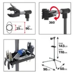 ΣΤΑΝΤ ΠΟΔΗΛΑΤΟΥ PROFESSIONAL ΤΗΛΕΣΚΟΠΙΚΟ max 20KG - Image 2