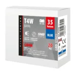 T4W BA9s 24/28V 5SMDx1CHIP LED 35lm ΜΠΛΕ ΚΟΥΤΙ LAMPA - 20 ΤΕΜ. - Image 3