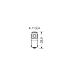 T4W BA9s 24/28V 5SMDx1CHIP LED 35lm ΜΠΛΕ ΚΟΥΤΙ LAMPA - 20 ΤΕΜ. - Image 2
