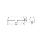 ΦΩΣ ΟΓΚΟΥ ΦΟΡΤΗΓΟΥ 9-33V 4LED 16x65mm ΛΕΥΚΟ ΑΔΙΑΒΡΟΧΟ LAMPA - 1ΤΕΜ. - Image 2