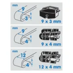 ΥΑΛΟΚΑΘΑΡΙΣΤΗΡΑΣ ΦΟΡΤΗΓΟΥ OPTIMAX 55 cm (22 INCH) ΜΕ 3 ΑΝΤΑΠΤΟΡΕΣ - 1 ΤΕΜ. - Image 2